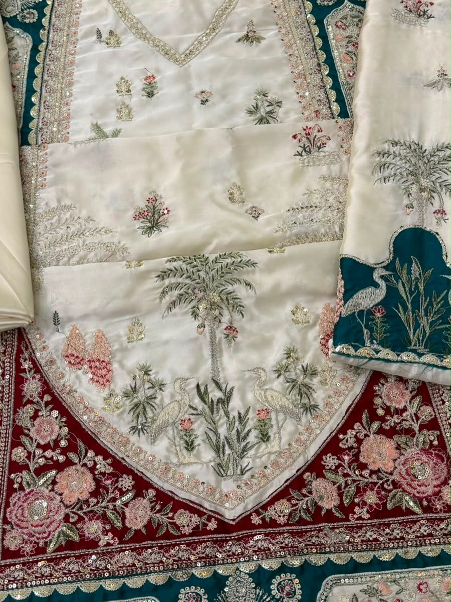 Luxe Silk Kaftan 2 Pcs ST01