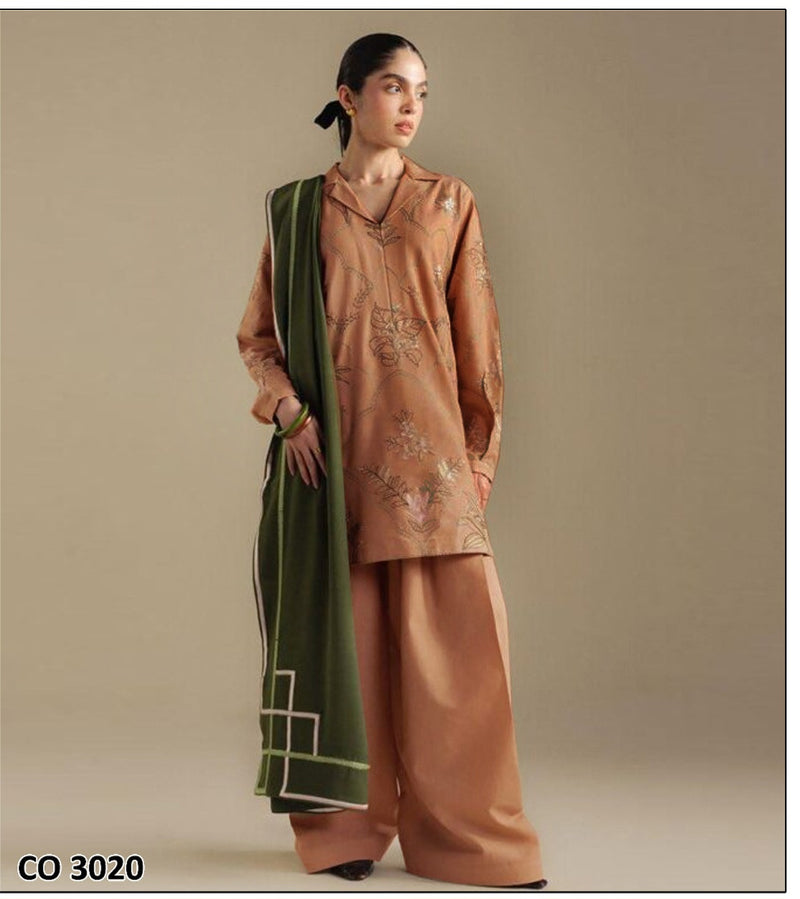 Premium Dhanak Suit CO 3020