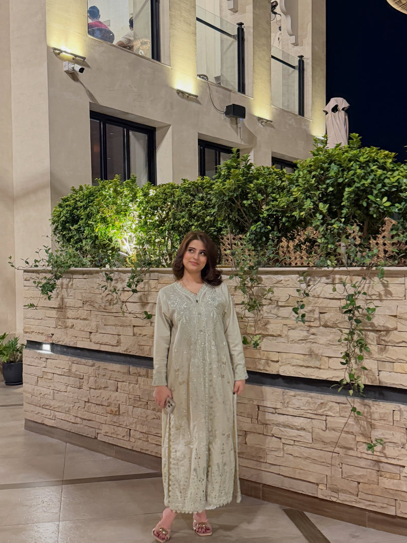Ivory Grace – Premium Caftan Style Dress