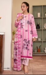 Rosé Elegance – Exclusive Printed 3PC