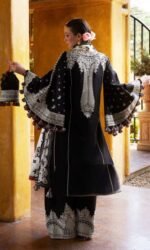 Hussain Rehar Inspired Heavy Embroidered Lawn 3PC – Luxury Summer Collection - Image 3