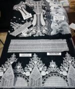 Hussain Rehar Inspired Heavy Embroidered Lawn 3PC – Luxury Summer Collection - Image 8