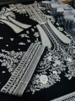 Hussain Rehar Inspired Heavy Embroidered Lawn 3PC – Luxury Summer Collection - Image 5