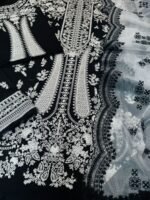 Hussain Rehar Inspired Heavy Embroidered Lawn 3PC – Luxury Summer Collection - Image 7